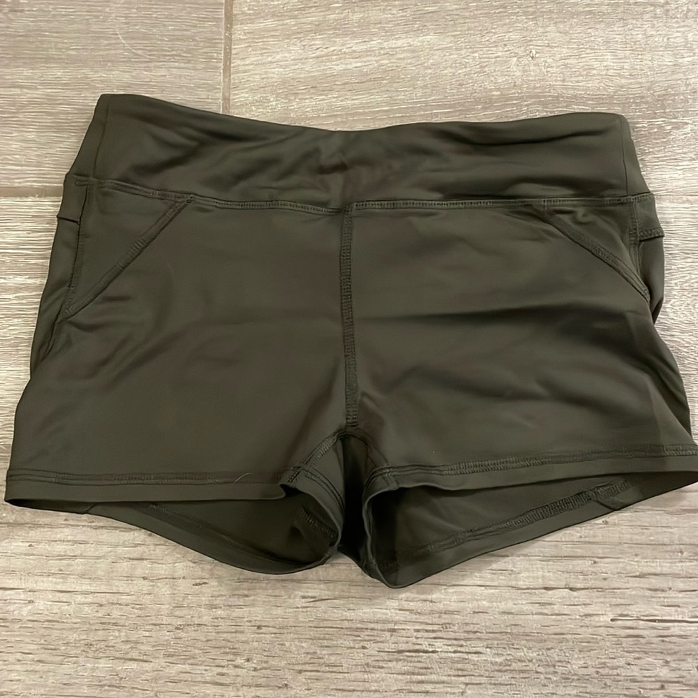 F21 Green Athletic Shorts